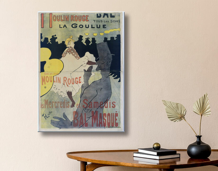 Henri de Toulouse-Lautrec : Poster for ‘Le Moulin Rouge’