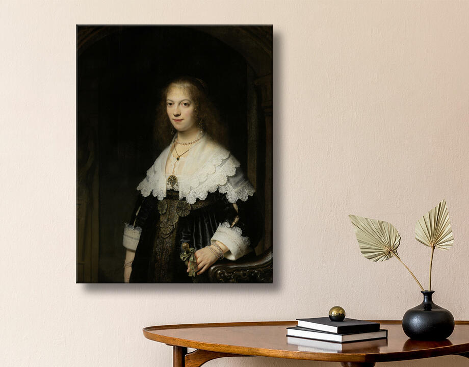 Rembrandt van Rijn : Portrait de femme, peut-être Maria Trip