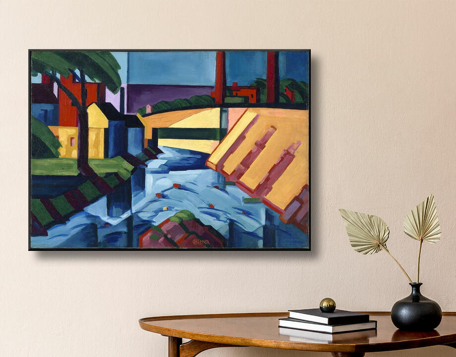 Oscar Bluemner, born Prenzlau, Germany 1867-died South Braintree, MA 1938 : Tonalités du soir