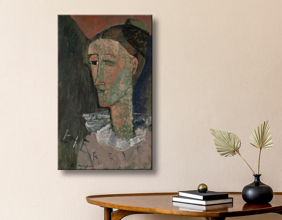 Modigliani, Amedeo : Autoportrait en Pierrot