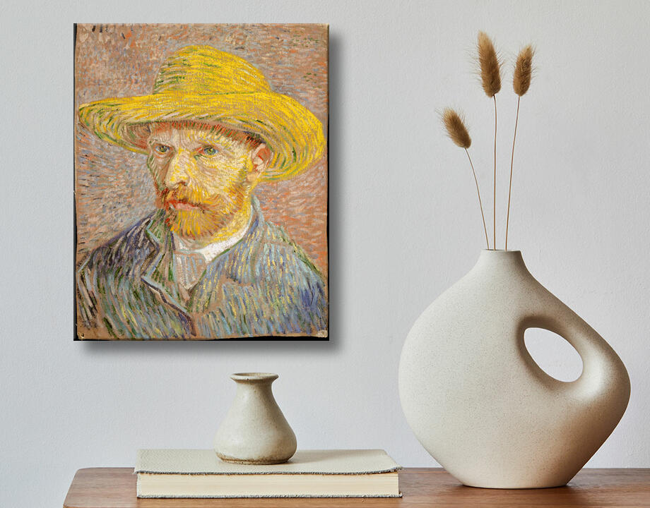 Vincent van Gogh : Autoportrait au chapeau de paille