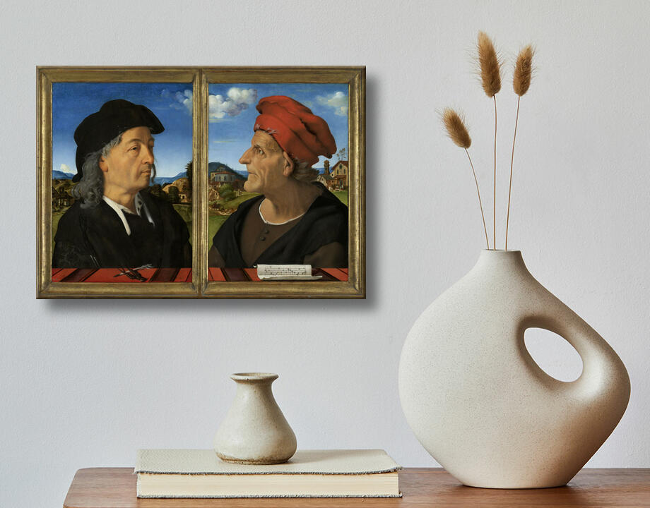 Piero di Cosimo : Portraits de Giuliano et Francesco Giamberti da Sangallo