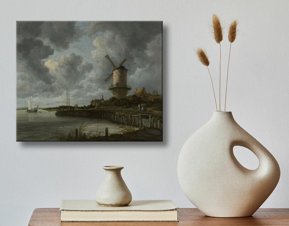 Jacob Isaacksz van Ruisdael : Le moulin à vent de Wijk bij Duurstede