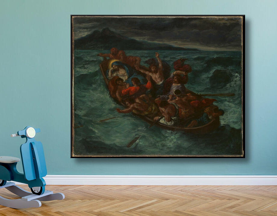 Eugène Delacroix : Le Christ endormi pendant la tempête