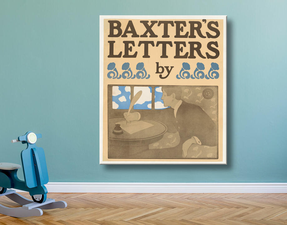 Anonymous, American, 19th century : Les lettres de Baxter