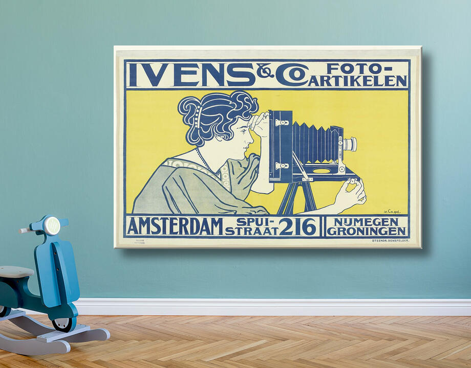 Johann Georg van Caspel : Affiches publicitaires pour Ivens & Co et Guy de Coral & Co