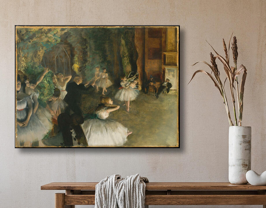 Edgar Degas : La répétition du ballet sur scène