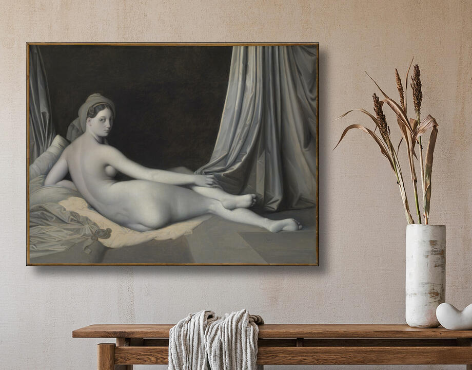 Jean Auguste Dominique Ingres : Odalisque in Grisaille