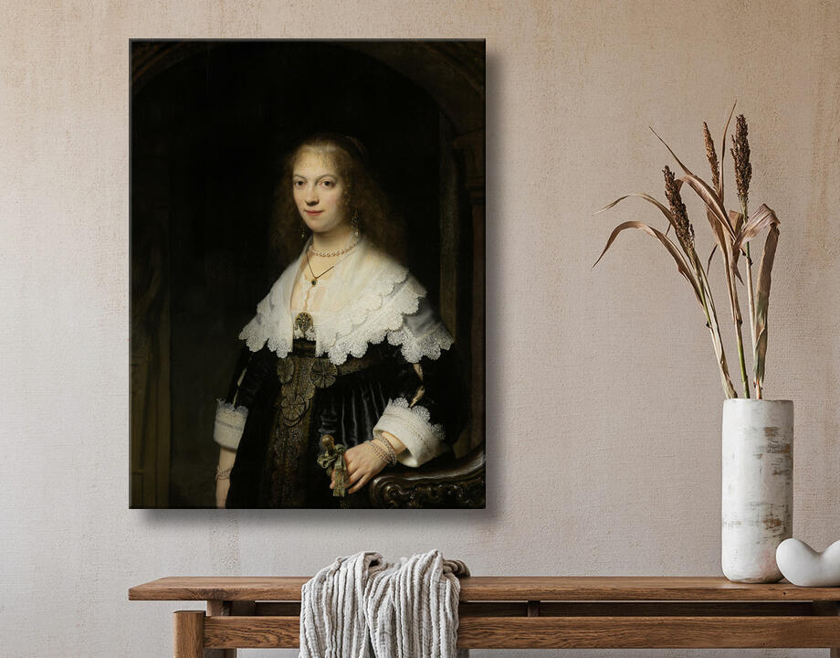 Rembrandt van Rijn : Portrait de femme, peut-être Maria Trip