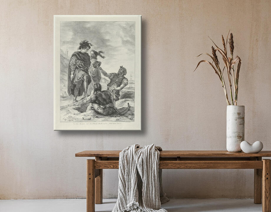 Eugène Delacroix : Hamlet et Horatio devant les Fossoyeurs