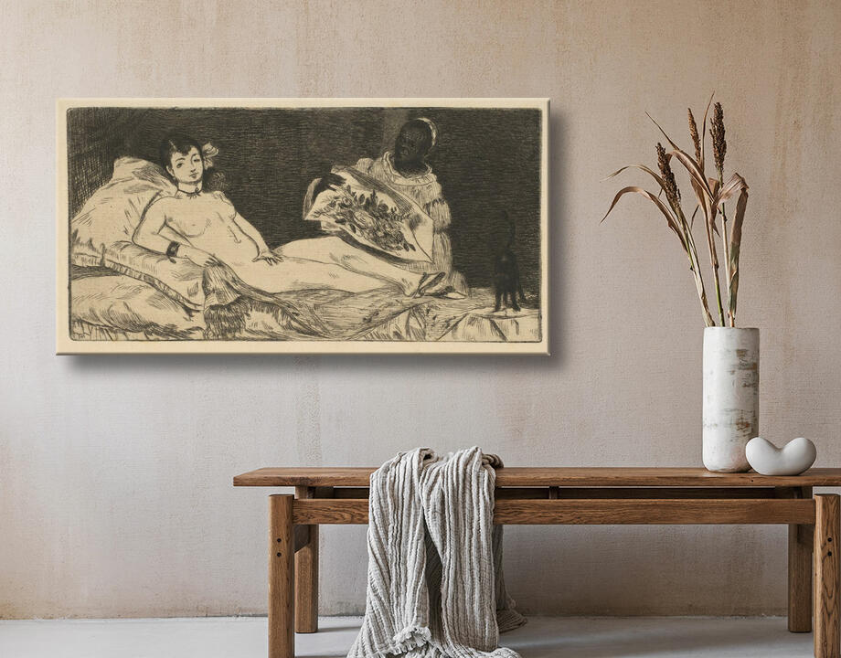 Edouard Manet : Olympia (petite assiette)