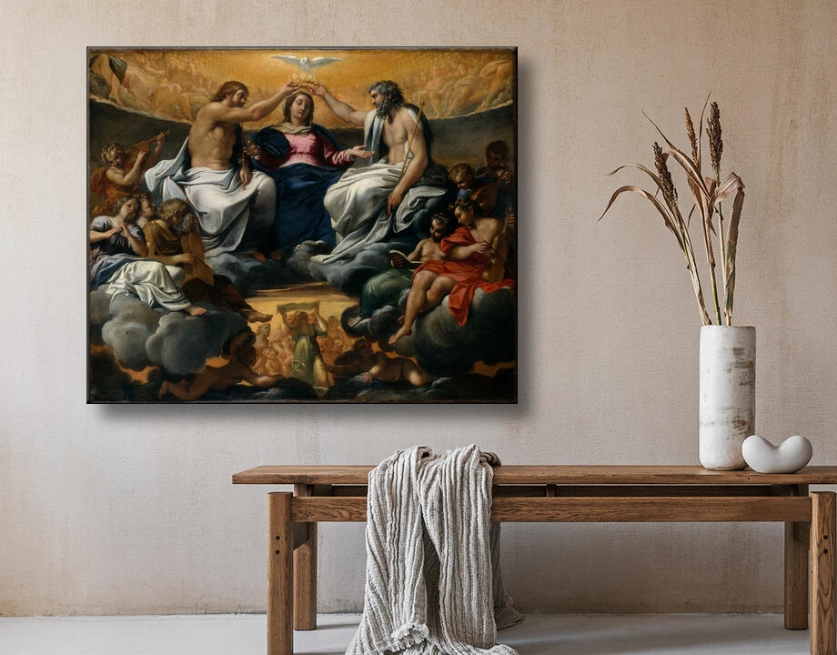 Annibale Carracci : Le couronnement de la Vierge