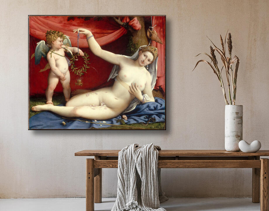 Lorenzo Lotto : Vénus et Cupidon