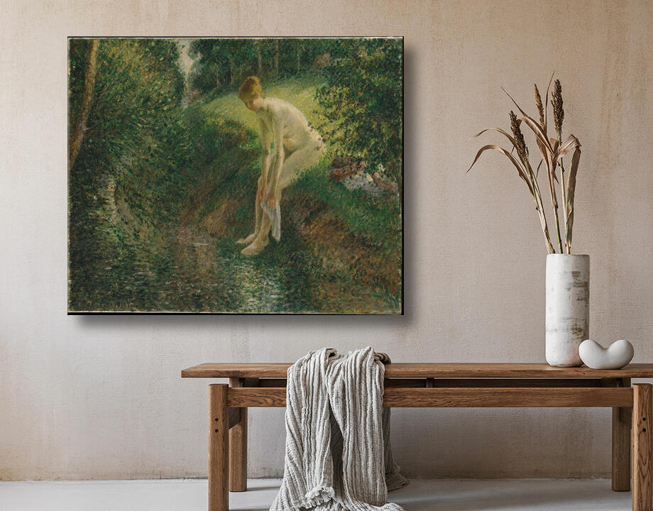 Camille Pissarro : Baigneuse dans les bois