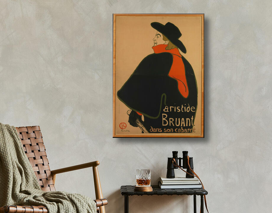 Henri de Toulouse-Lautrec : Aristide Bruant, à son cabaret