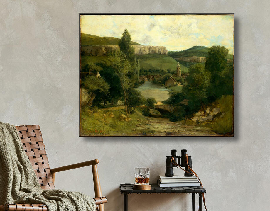 Gustave Courbet : Vue sur Ornans