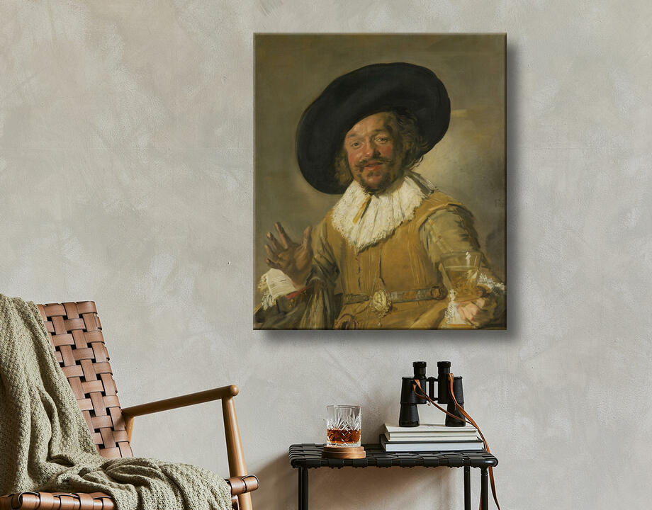 Frans Hals : Un milicien tenant un Berkemeyer, connu sous le nom de "Joyeux buveur"