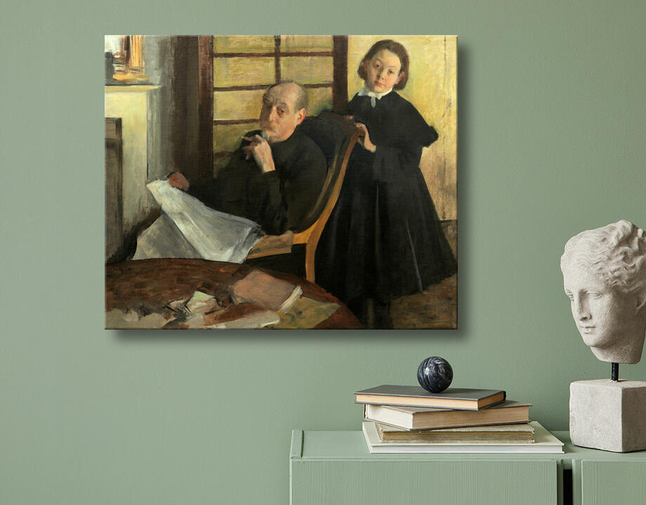 Hilaire Germain Edgar Degas : Henri Degas et sa nièce Lucie Degas (Oncle et cousin de l