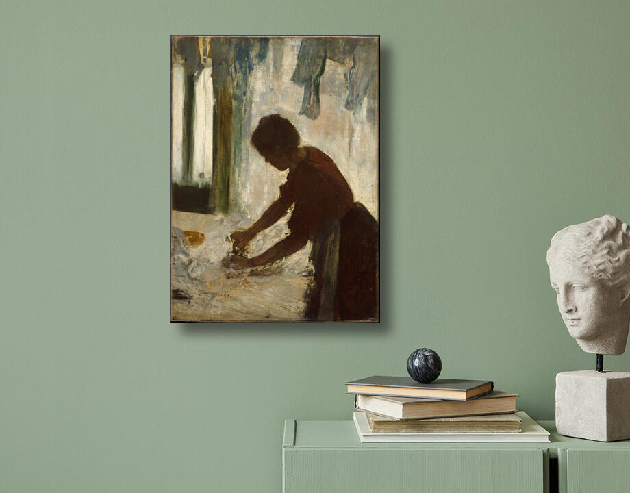 Edgar Degas : Une femme en train de repasser