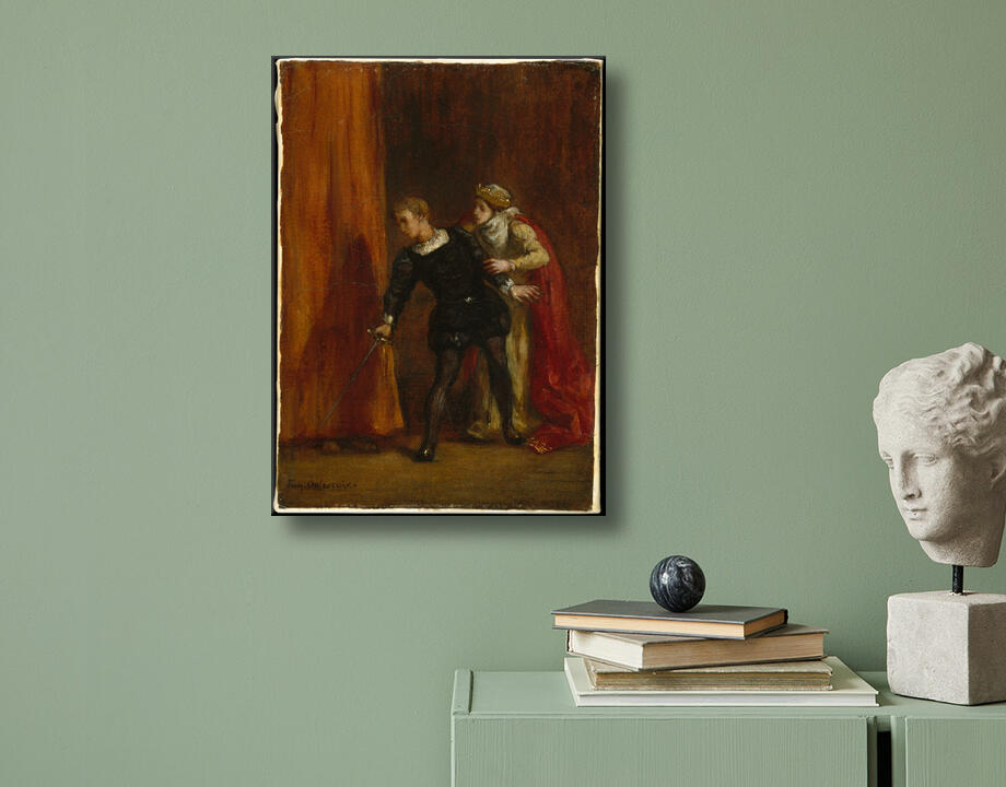 Eugène Delacroix : Hamlet et sa mère