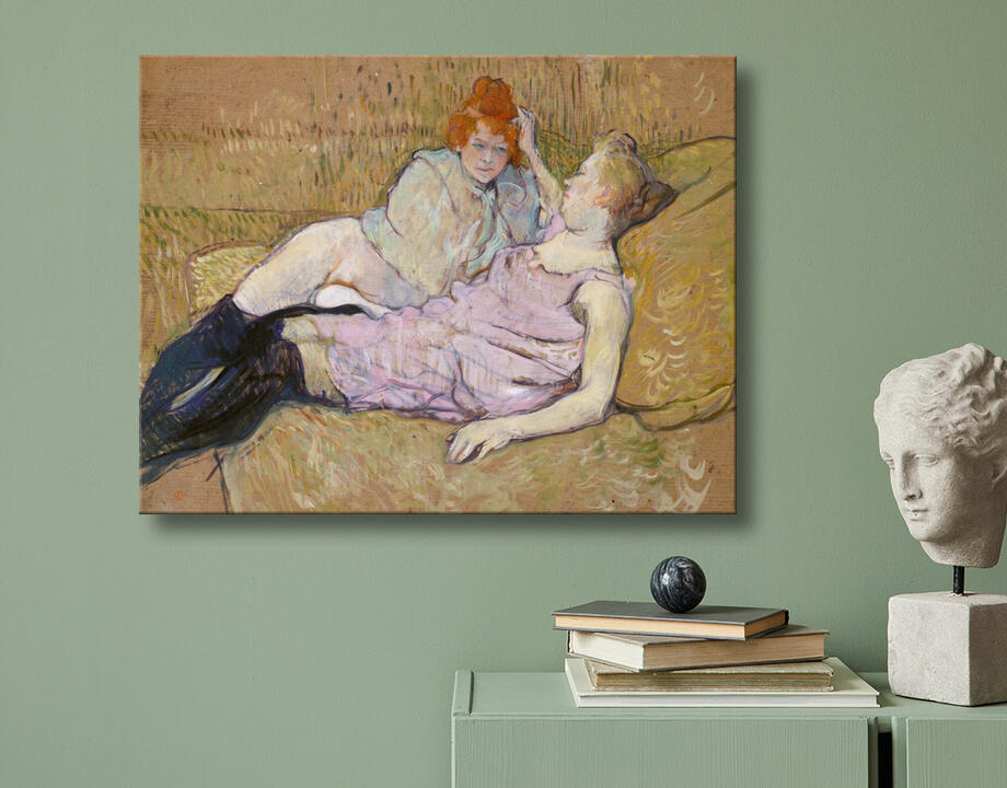 Henri de Toulouse-Lautrec : Le canapé