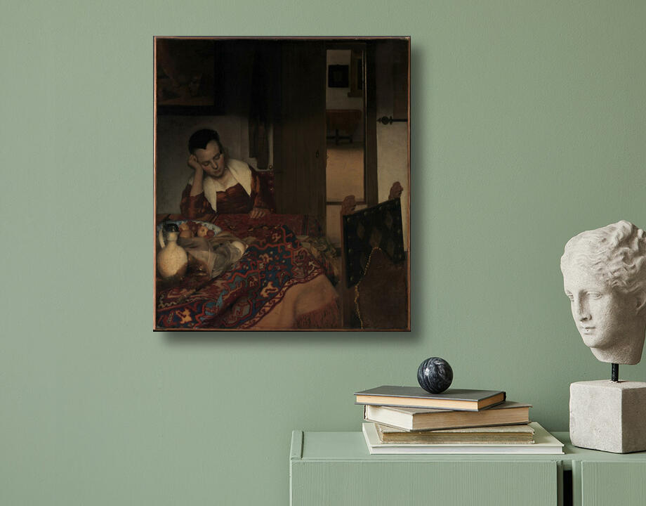 Johannes Vermeer : Une jeune fille assoupie