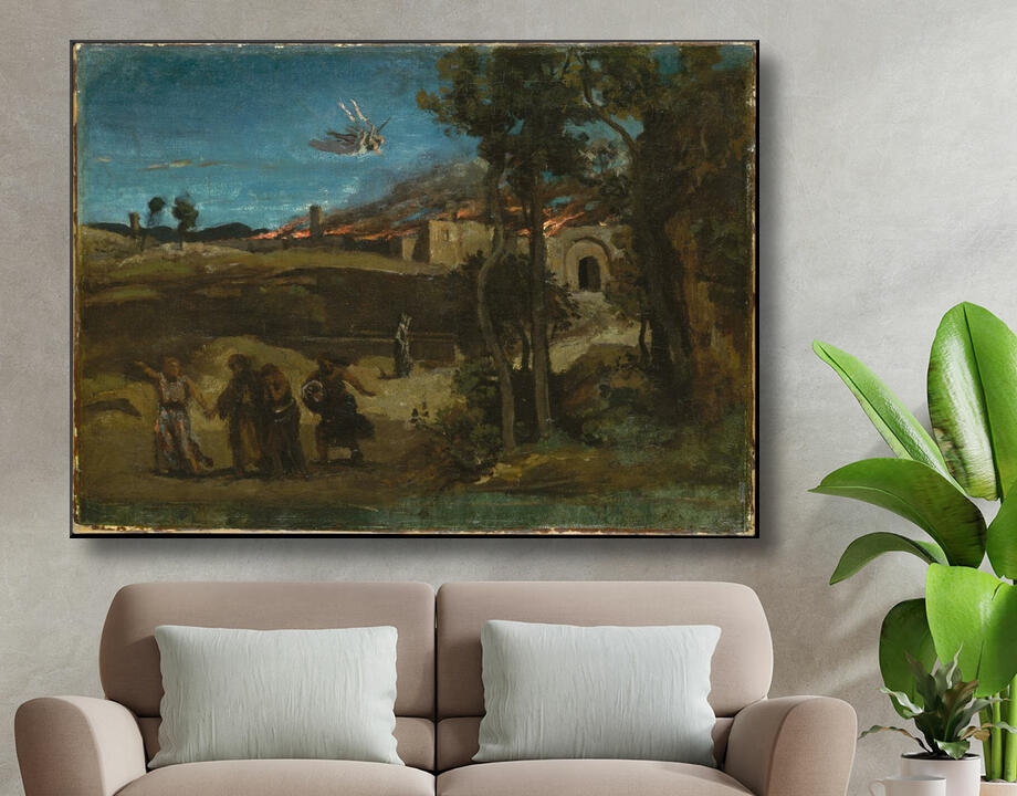 Camille Corot : Etude pour "La Destruction de Sodome"