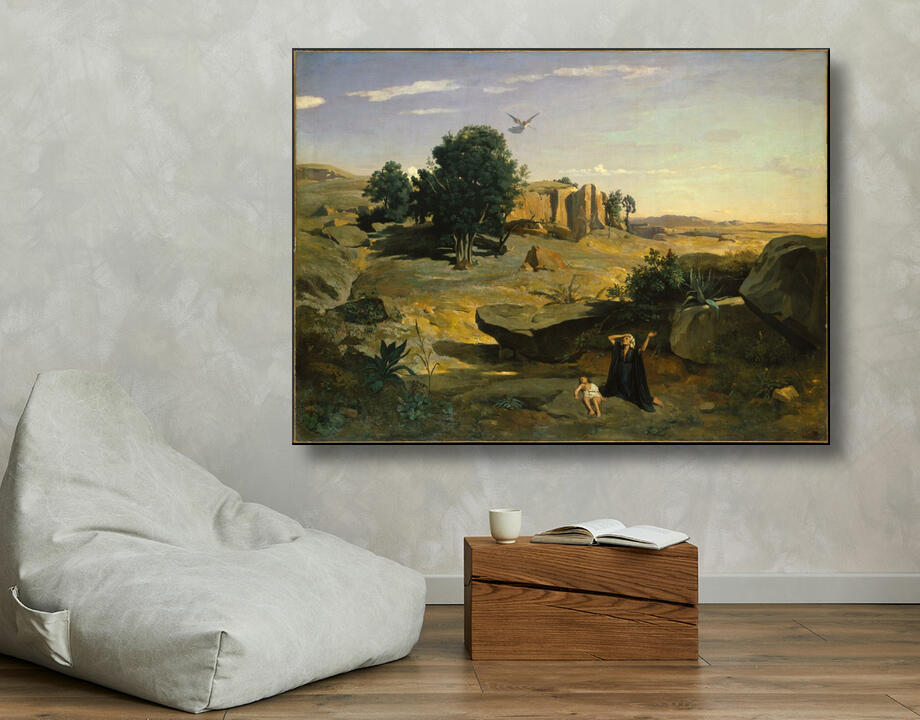Camille Corot : Agar dans le désert