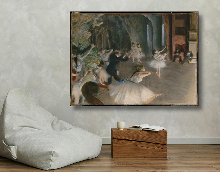 Edgar Degas : La répétition sur scène