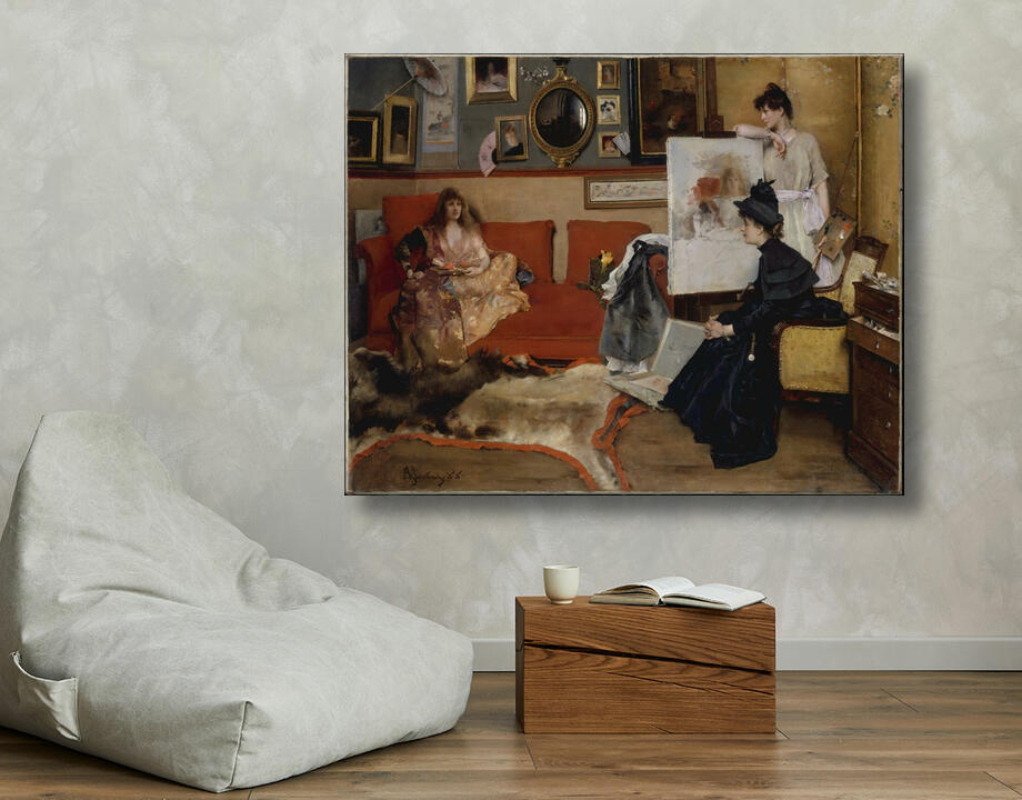 Alfred Stevens : Dans le studio