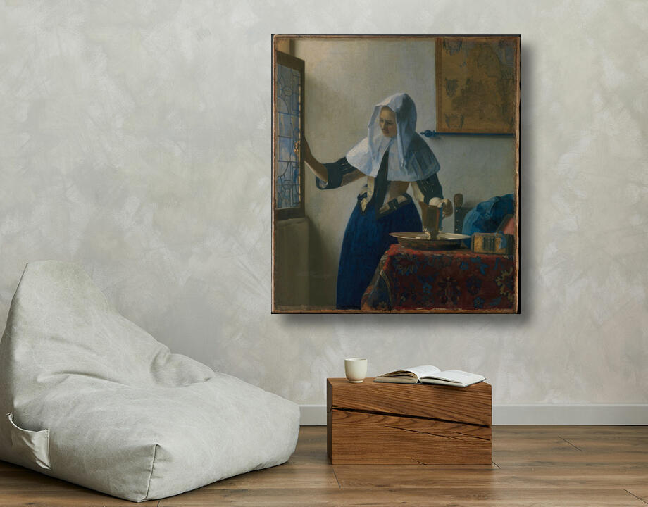 Johannes Vermeer : Jeune femme à l