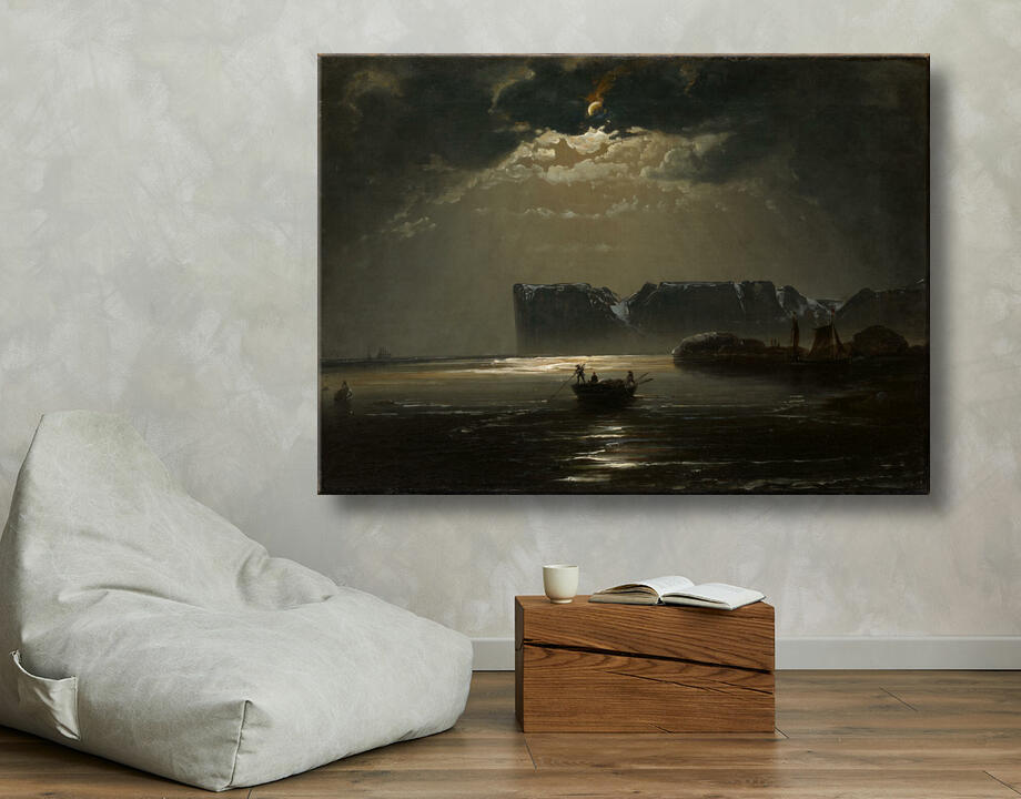 Peder Balke : Le Cap Nord au clair de lune