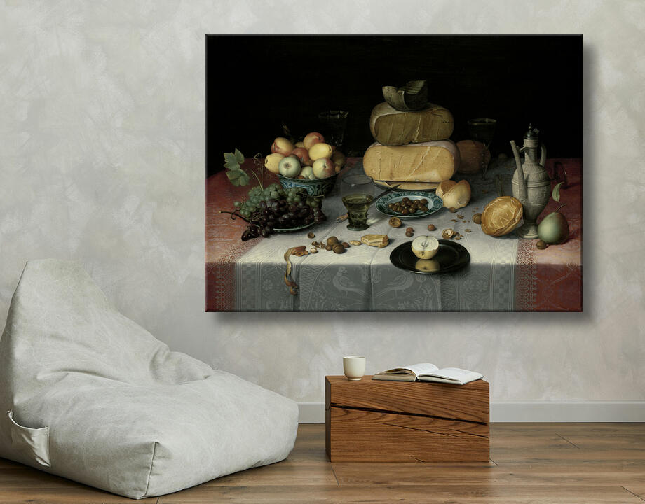 Floris Claesz van Dijck : Nature morte au fromage