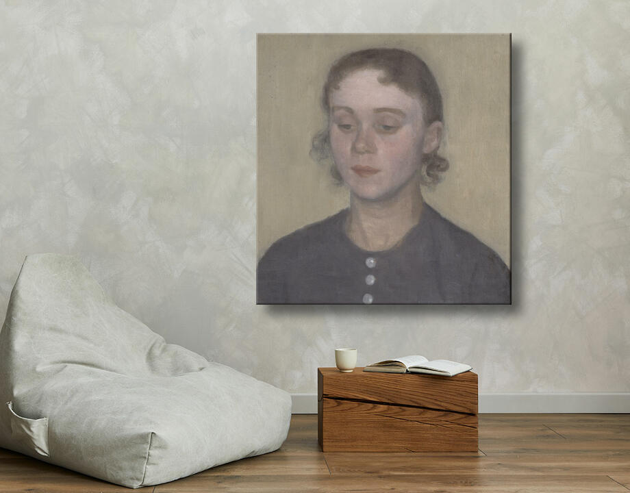 Hammershøi, Vilhelm : La femme de l'artiste, Ida Hammershøi, née Ilsted