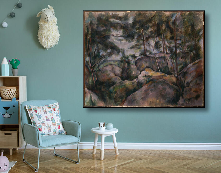 Paul Cézanne : Rochers dans la forêt