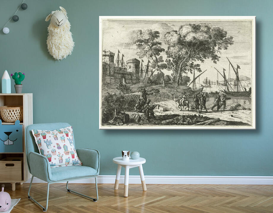 Claude Lorrain : Artiste au travail dans un paysage