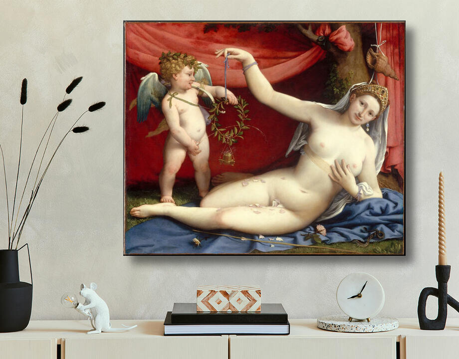 Lorenzo Lotto : Vénus et Cupidon