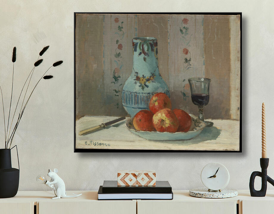 Camille Pissarro : Nature morte aux pommes et au pichet