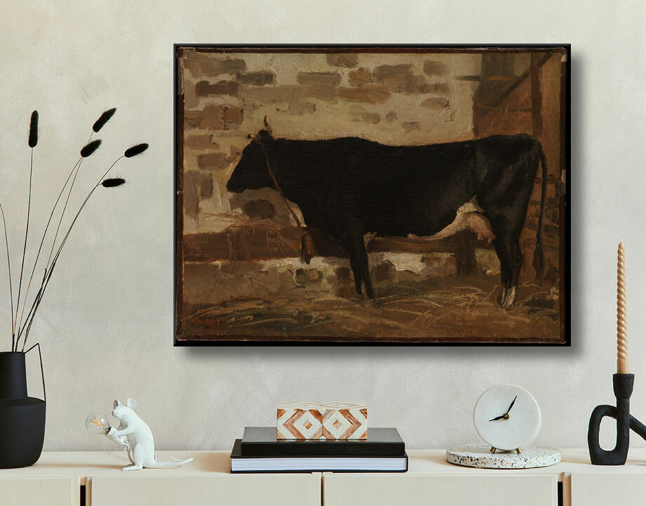 Camille Corot : Vache dans une grange