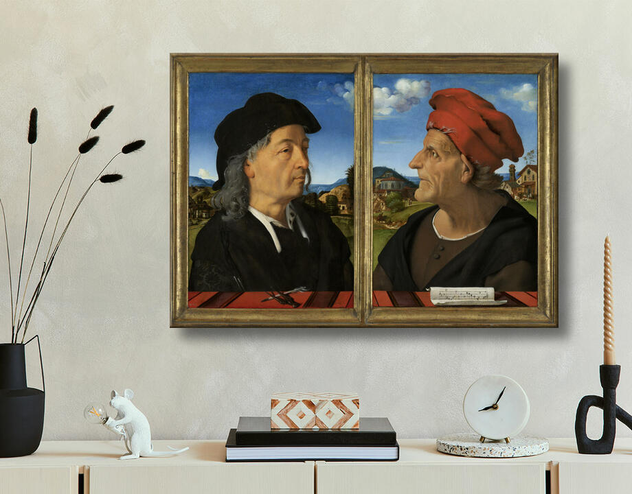 Piero di Cosimo : Portraits de Giuliano et Francesco Giamberti da Sangallo