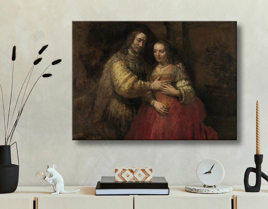 Rembrandt van Rijn : Isaac et Rebecca, connus sous le nom de « l
