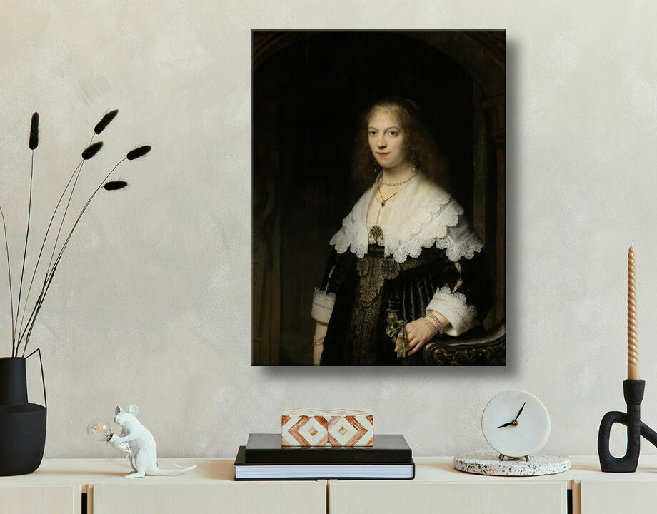 Rembrandt van Rijn : Portrait de femme, peut-être Maria Trip