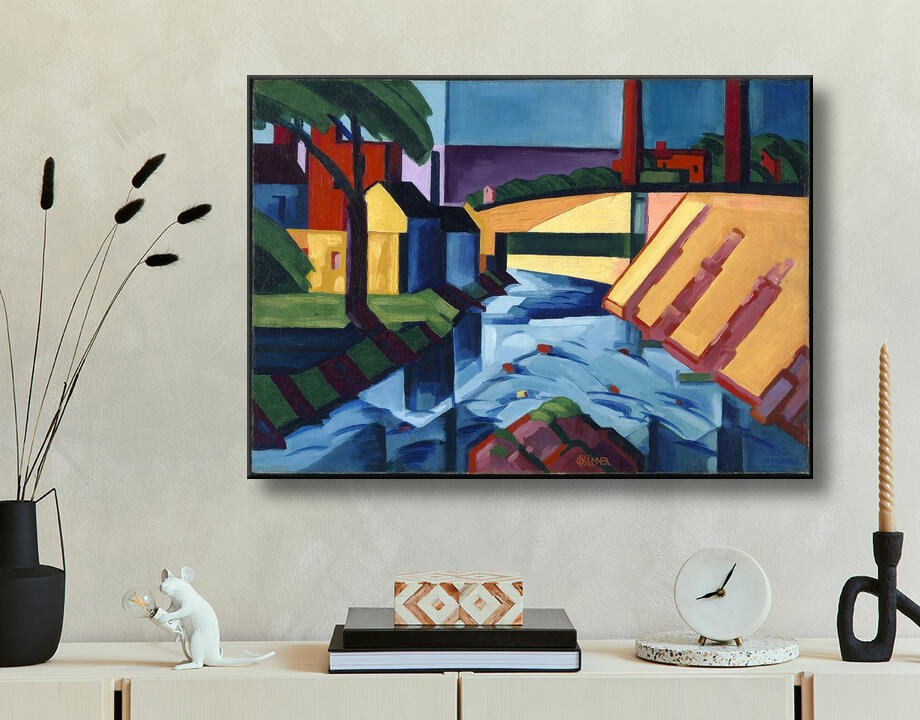 Oscar Bluemner, born Prenzlau, Germany 1867-died South Braintree, MA 1938 : Tonalités du soir