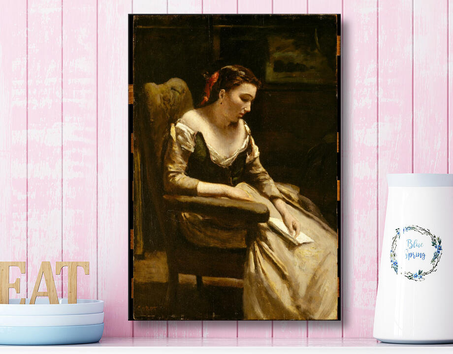 Camille Corot : La lettre