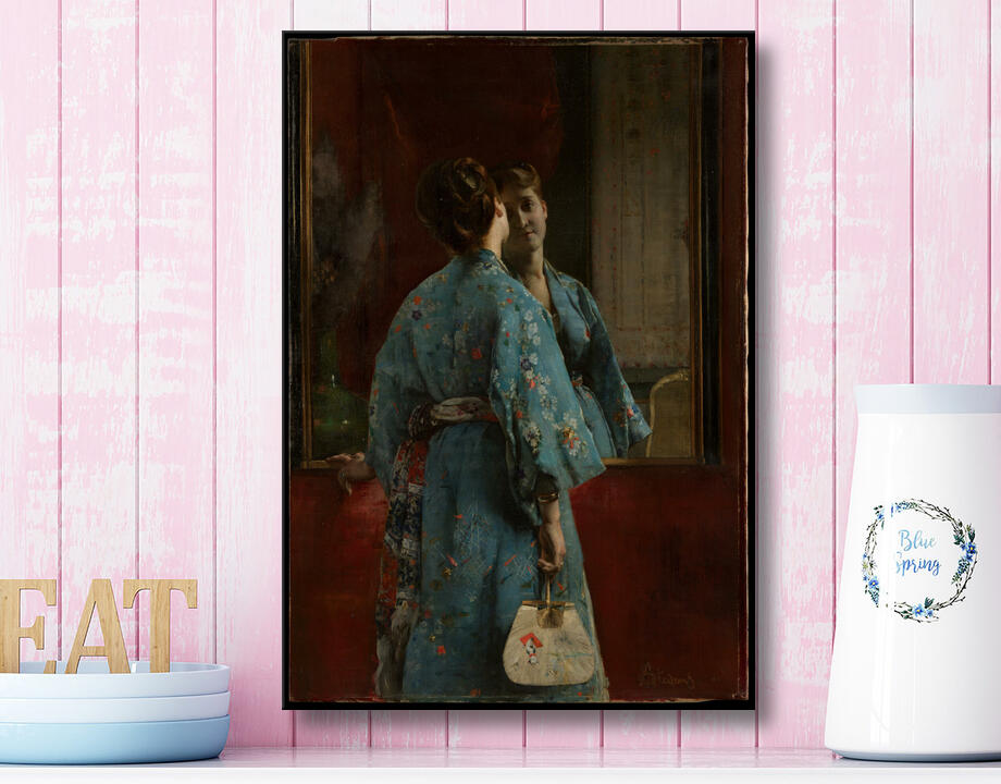 Alfred Stevens : La robe japonaise