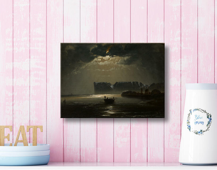 Peder Balke : Le Cap Nord au clair de lune