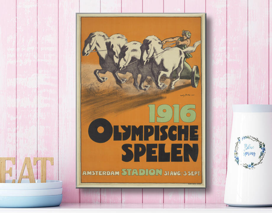 Willy Sluiter : Jeux Olympiques 1916 Stade d'Amsterdam 31 août-3 sept.