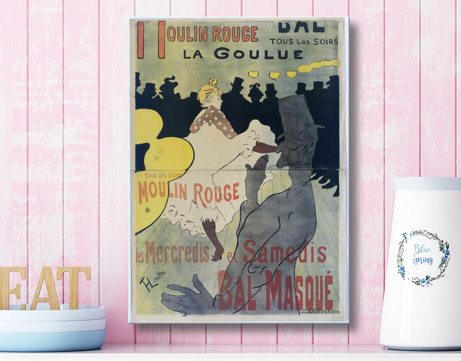 Henri de Toulouse-Lautrec : Poster for ‘Le Moulin Rouge’