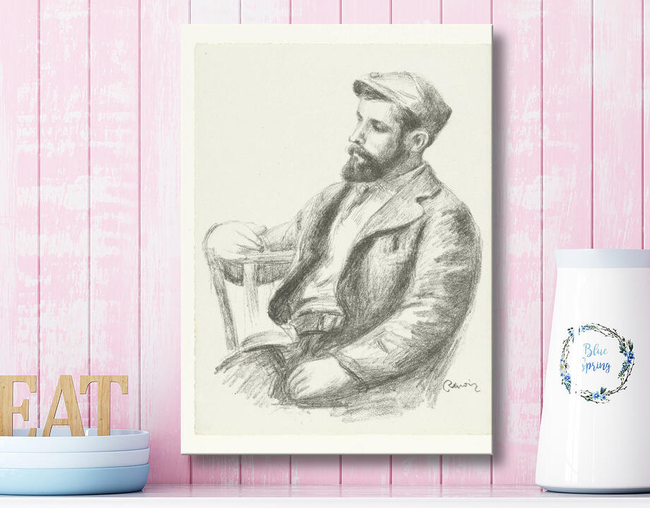 Pierre Auguste Renoir : Portrait de l'artiste Louis Valtat