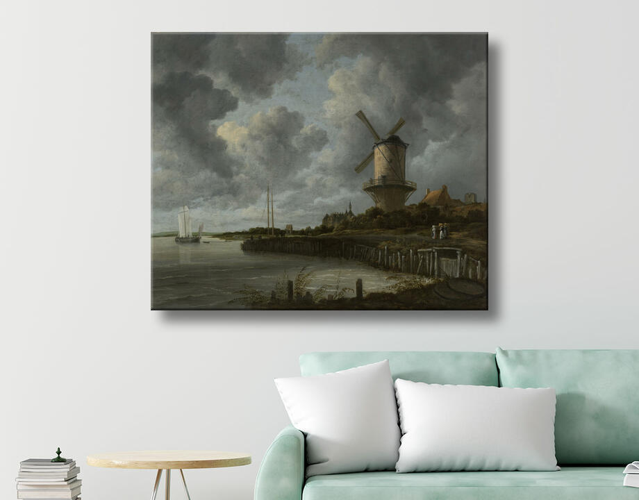 Jacob Isaacksz van Ruisdael : Le moulin à vent de Wijk bij Duurstede